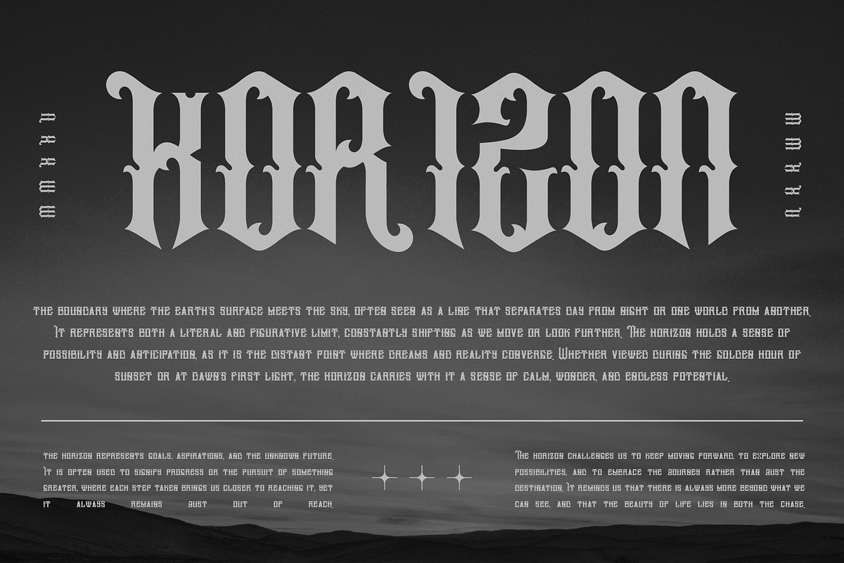 Astrellia - A Decorative Font, a Blackletter Font by Hanstype.com (Photo 8 of 10)