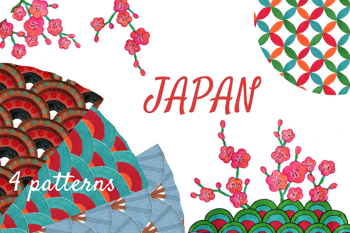 Japan and its main symbols, an Illustration by fiolika (Photo 1 of 5)