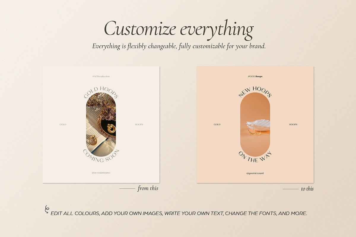 Jewelry Social Media Kit CANVA, a Social Media Template by Wildnun Studio (Photo 24 of 27)
