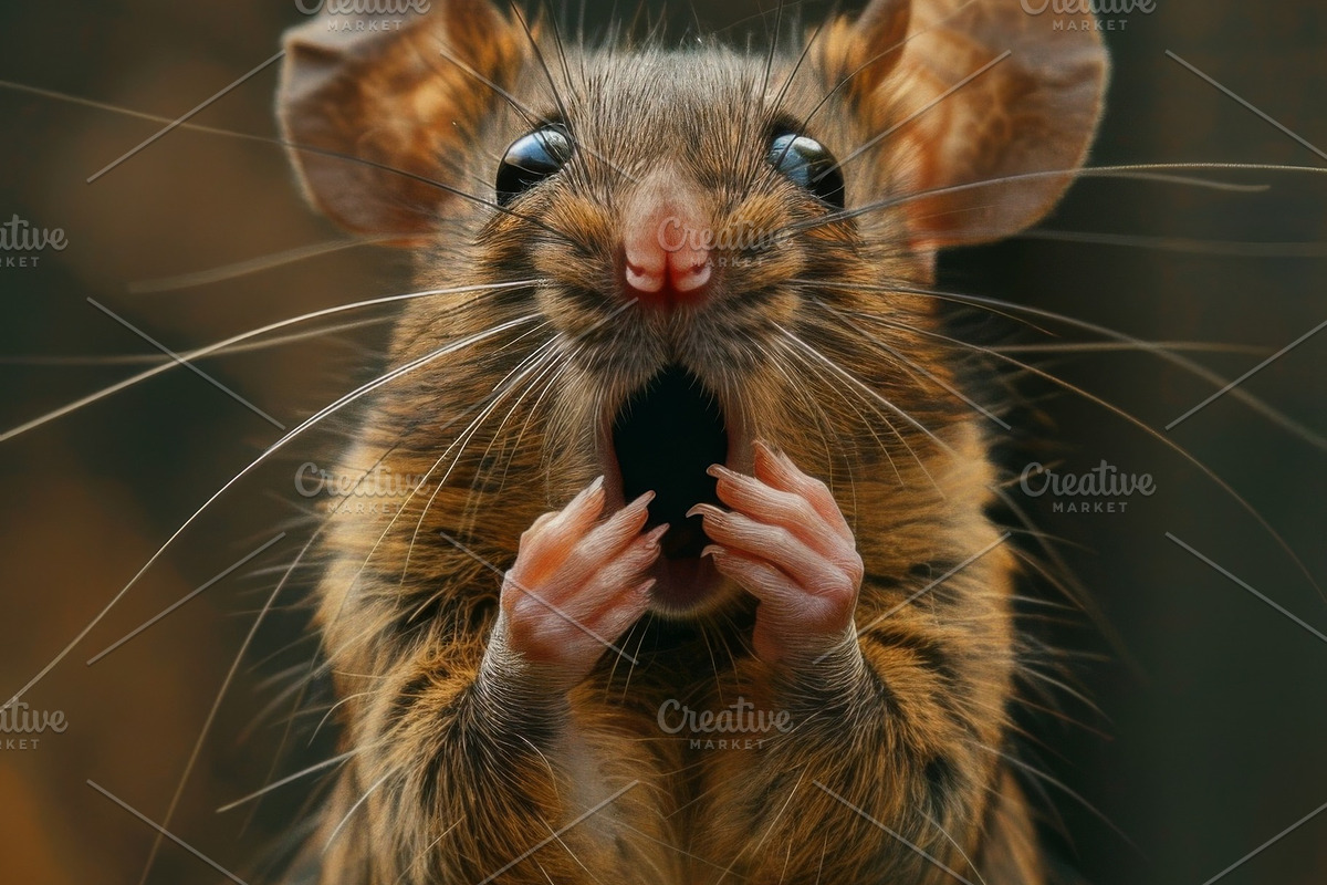 236 surprised animals, an Animal Photo by Handmadefont (Photo 110 of 241)