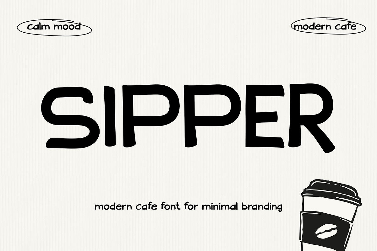 SIPPER, a Sans Serif Font by Pinisi ART (Photo 1 of 10)