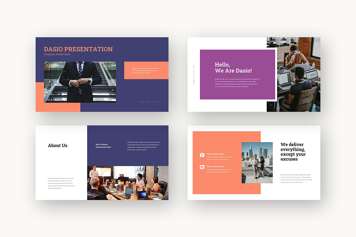 Dasio : Company Brief Google Slides, a Presentation Template by Punkl Camp (Photo 2 of 15)