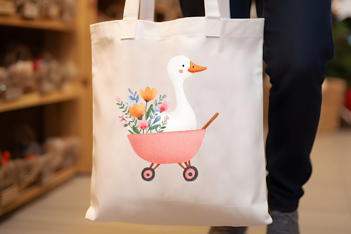 Spring Silly Goose Clipart, an Illustration by Designworld (Photo 2 of 10)
