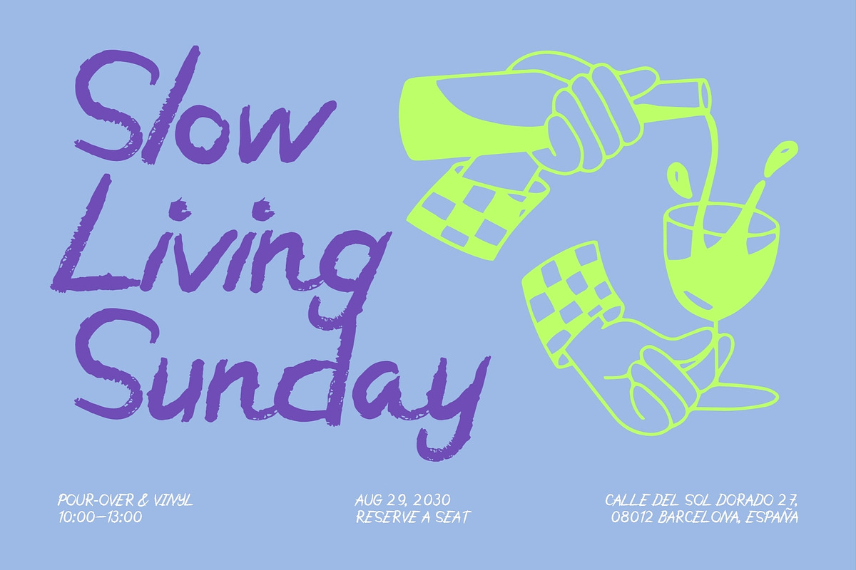 Canvas Muse - Organic Brush Typeface, a Handwritten Font by HipFonts (Photo 5 of 13)