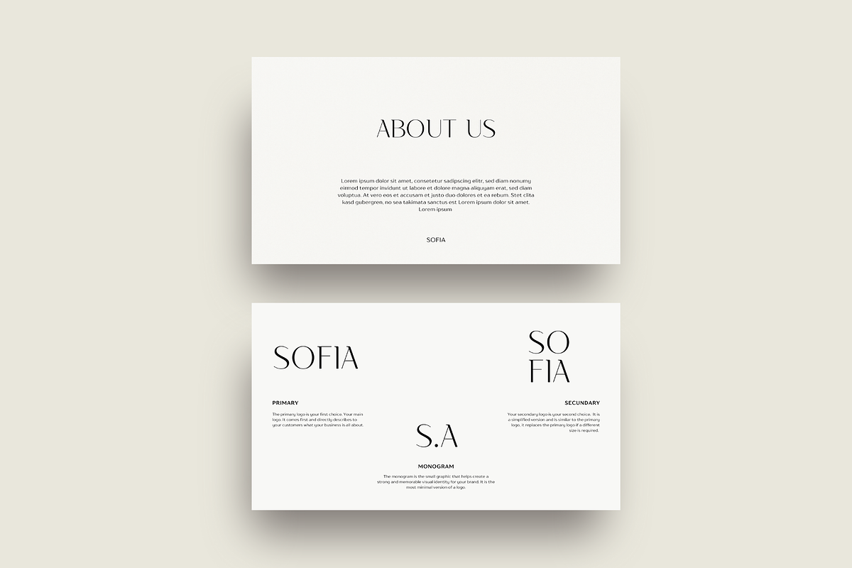 SOFIA // Brand Guidelines, a Templates & Theme by 1708Studio (Photo 6 of 6)