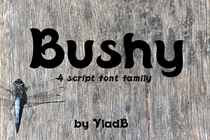Bushy font family