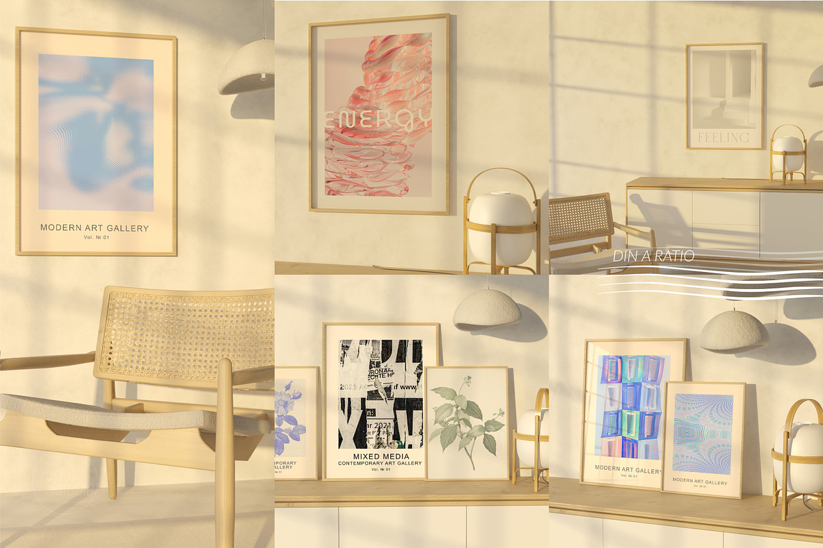 QUENTE | Interior Frame Mockup, a Household Mockup by yuliyuri.studio (Photo 2 of 8)