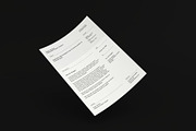 Minimal CV, letterhead & card bundle, a Resume Template by Srg® (Thumbnail 8 of 14)