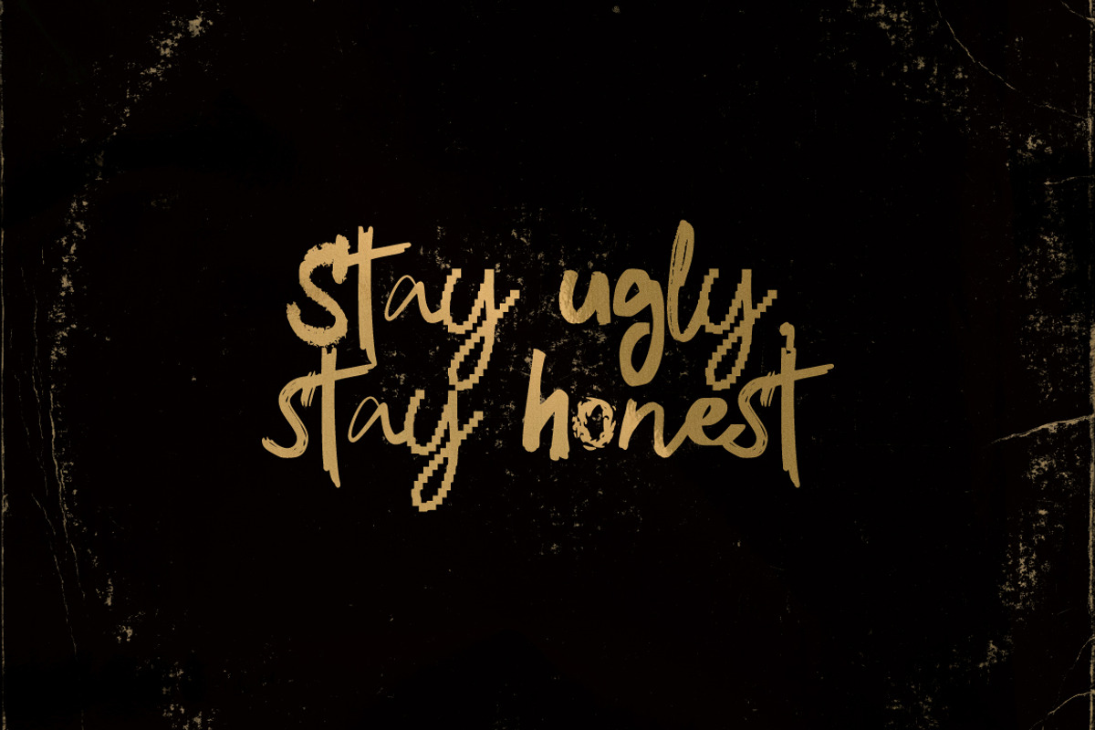 Broken Rules - Ugly My Font, a Handwritten Font by executypeStudio (Photo 8 of 11)
