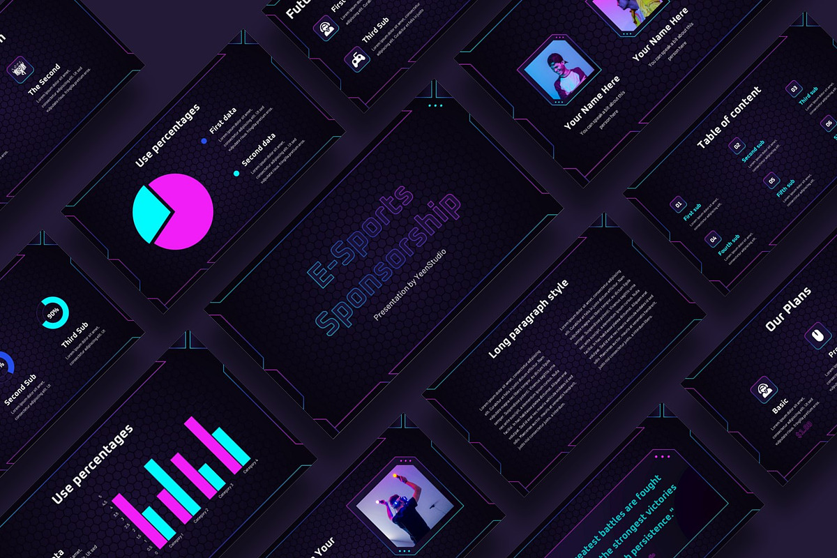 eSports Sponsorship Deck PowerPoint, a Presentation Template by BumbleGraph Studio (Photo 4 of 5)
