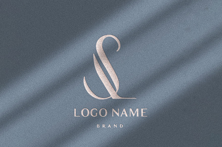 LS classical initials monogram