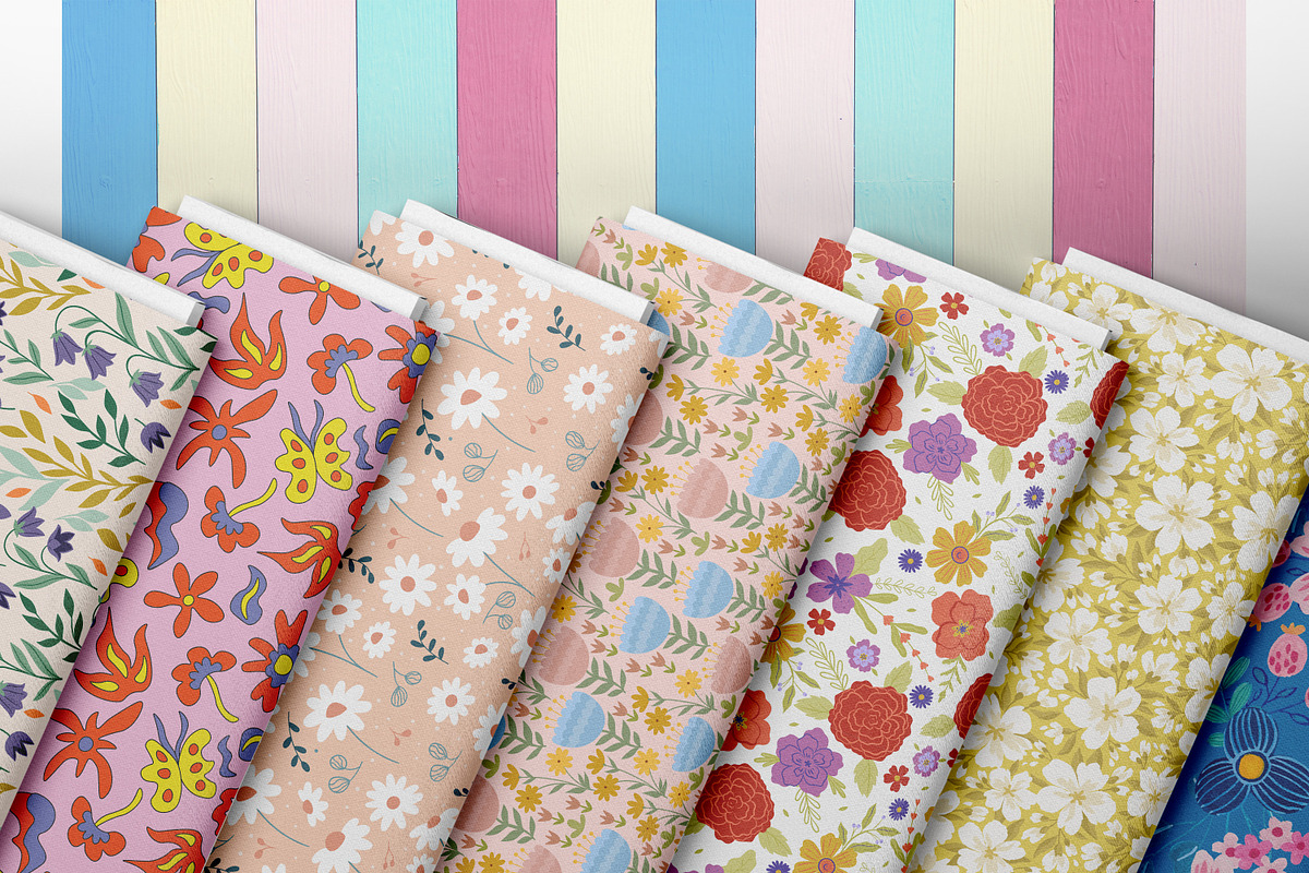 Vintage Floral Seamless Pattern, a Pattern Graphic by Digital Studio (Photo 2 of 5)