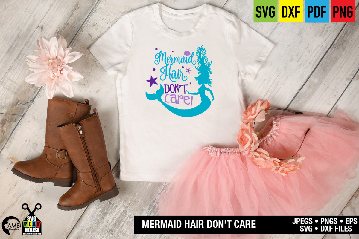 Mermaid Hair don't care SPH-105, an Illustration by AMBillustrations (Photo 3 of 3)