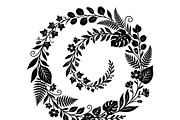 50 Elegant Floral Leaf Spiral Frame, a Decorative Illustration by Amazin_art (Thumbnail 17 of 41)