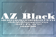 AZ Black, a Serif Font by Artistofdesign (Thumbnail 1 of 2)