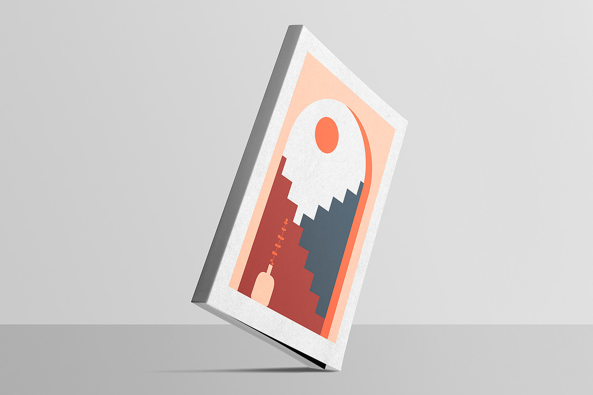 Abstract Architecture Poster Card, an Illustration by Svetlana Avv (Photo 5 of 6)