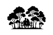Couple Love in Nature Design, a Graphic by Designer_Momina (Thumbnail 12 of 13)