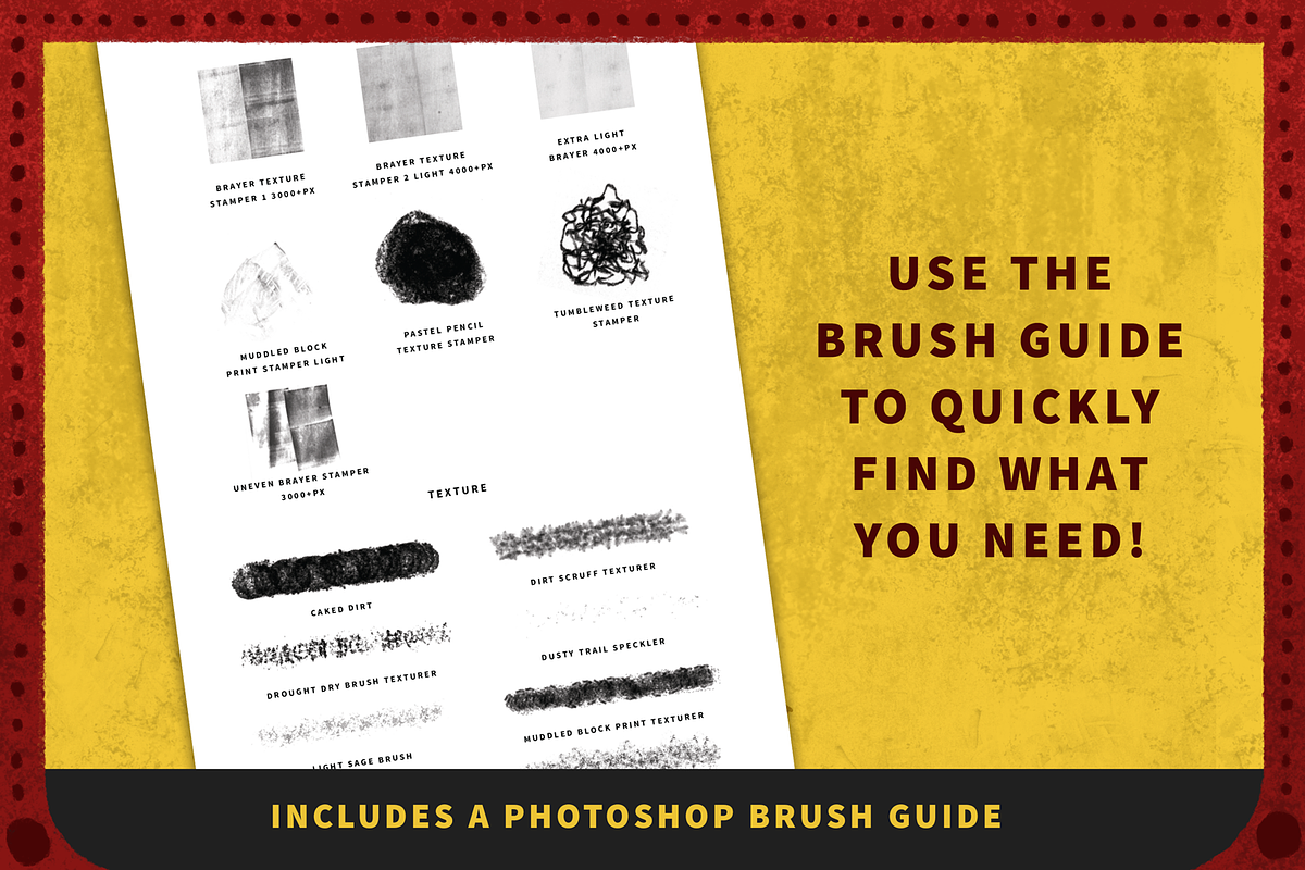 Saloon Photoshop Brush Collection, a Brush Add-On by Hues of Hodges (Photo 4 of 8)