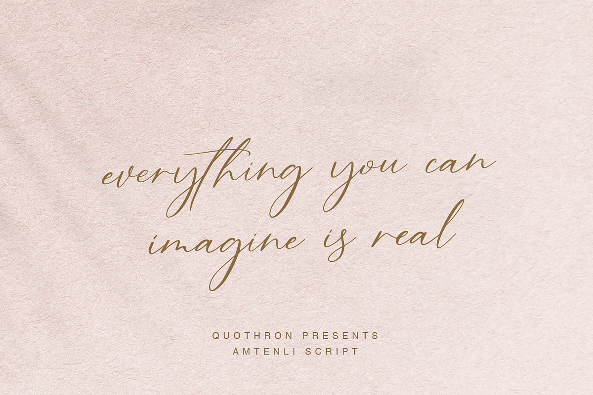 Amtenli script, a Handwritten Font by Quothron (Photo 7 of 9)