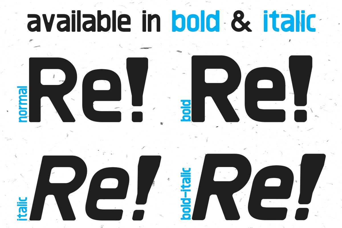 Revolution Typeface preview 2