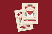The Note Wedding Invitation Template, an Invitation Template by iDoodle Studio (Thumbnail 2 of 4)