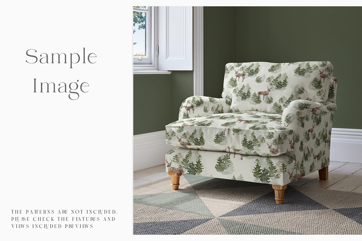 Armchair Upholstery Mockup, a Household Mockup by mock-ups (Photo 9 of 11)