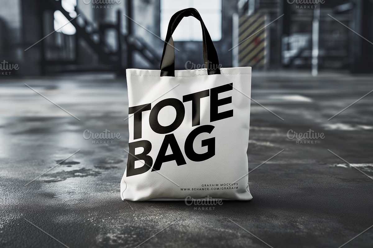 Tote Bag Mockup, a Product Mockup by Graxaim Mock-up (Photo 3 of 4)