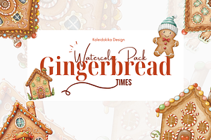 Sweet Gingerbread Haven Clipart