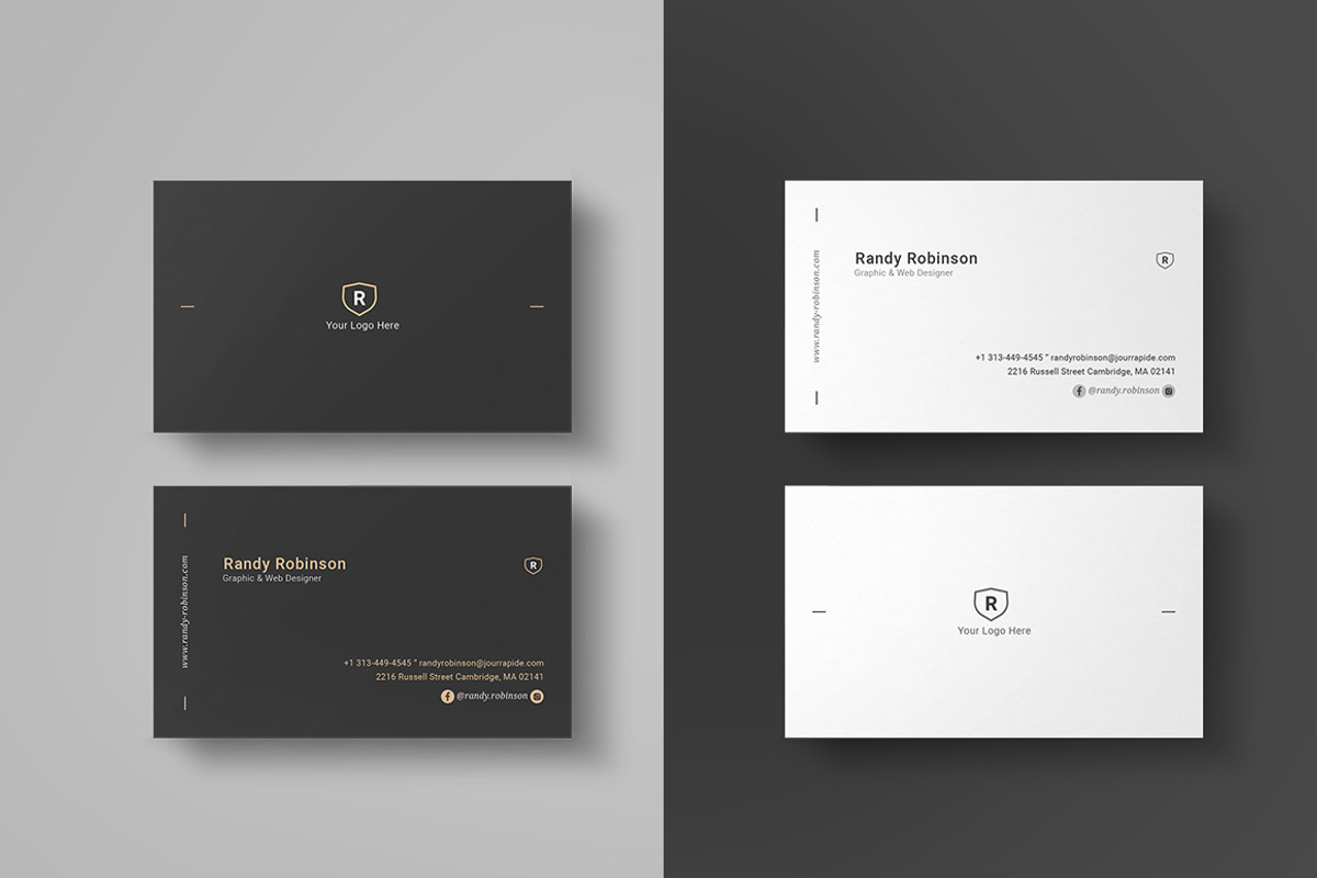 Business Card, a Business Card Template by CreativeZoom (Photo 4 of 7)