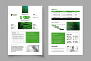 Project Brief Template Layout, a Brochure Template by MightyDesign (Thumbnail 1 of 8)
