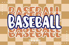 Baseball - Kids Font Types