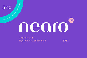 Nearo Font Family