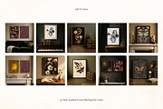 Dark Academia Frame Canva Mockups, a Household Mockup by Matisse Studio (Thumbnail 6 of 10)