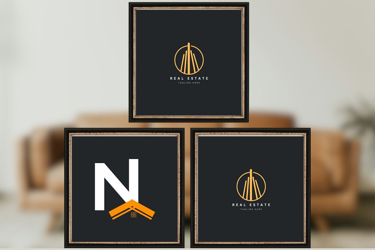 Real Estate Brand Design Logo, a Branding & Logo Template by Mishek Munene (Photo 2 of 9)