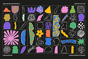 Abstract Collage Vector Clipart Set, an Object Graphic by angelainthefields (Thumbnail 5 of 15)