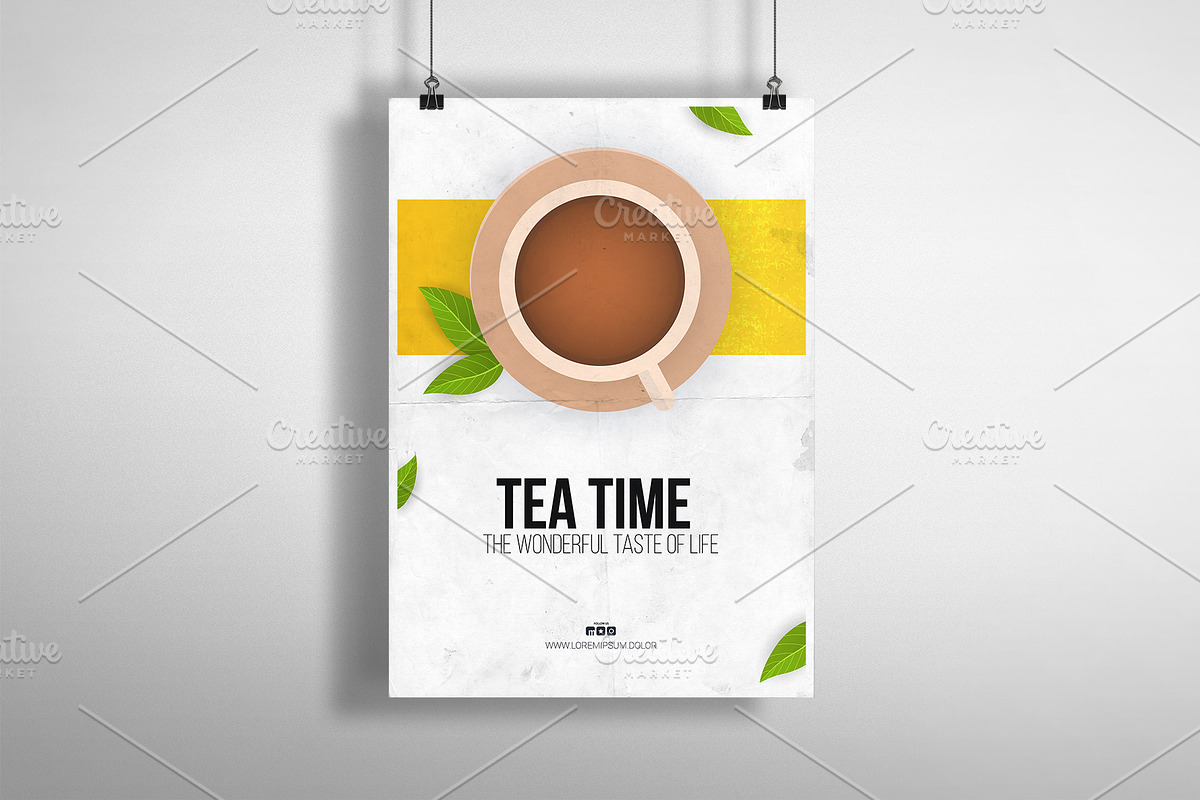 Coffee and Tea Posters, a Flyer Template by Leo Edition (Photo 4 of 4)