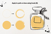 400 ink vector brushes, a Brush Add-On by Anna Violet (Thumbnail 2 of 5)