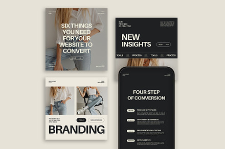 Instagram Templates for Coaches IV, a Social Media Template by Instprofi | Studio Estimo