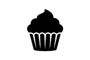 Swirled Cupcake Silhouette Set, an Object Graphic by Designer_Momina (Thumbnail 3 of 3)