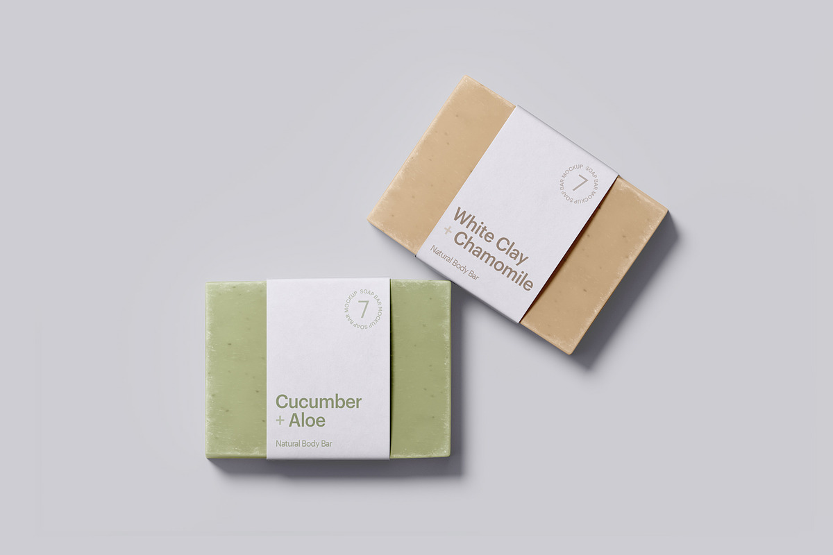 Soap Bar Mockup, a Packaging Mockup by GraphicWave (Photo 5 of 6)