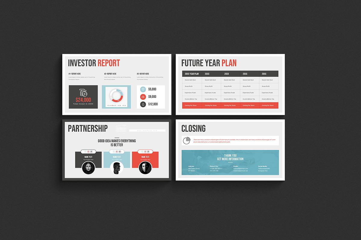 Annual Report Presentation Template, a Presentation Template by ArtisanaAura (Photo 12 of 12)