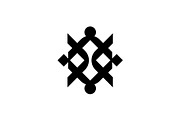Abstract Unique Symbol Logo, a Branding & Logo Template by Buqancreative (Thumbnail 1 of 2)