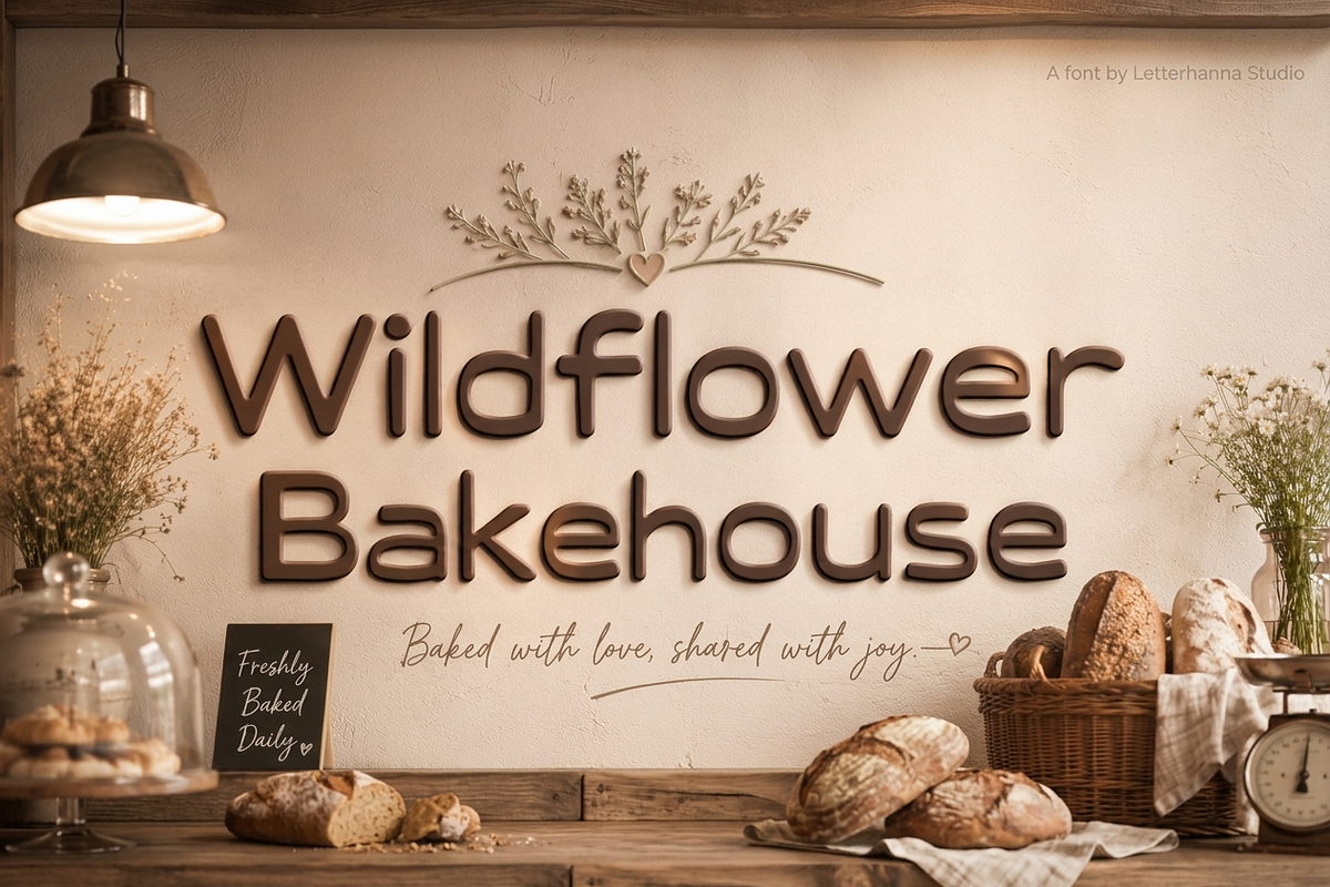 Milgrave: A Classic Geometric Font, a Sans Serif Font by Letterhanna Studio (Photo 7 of 9)