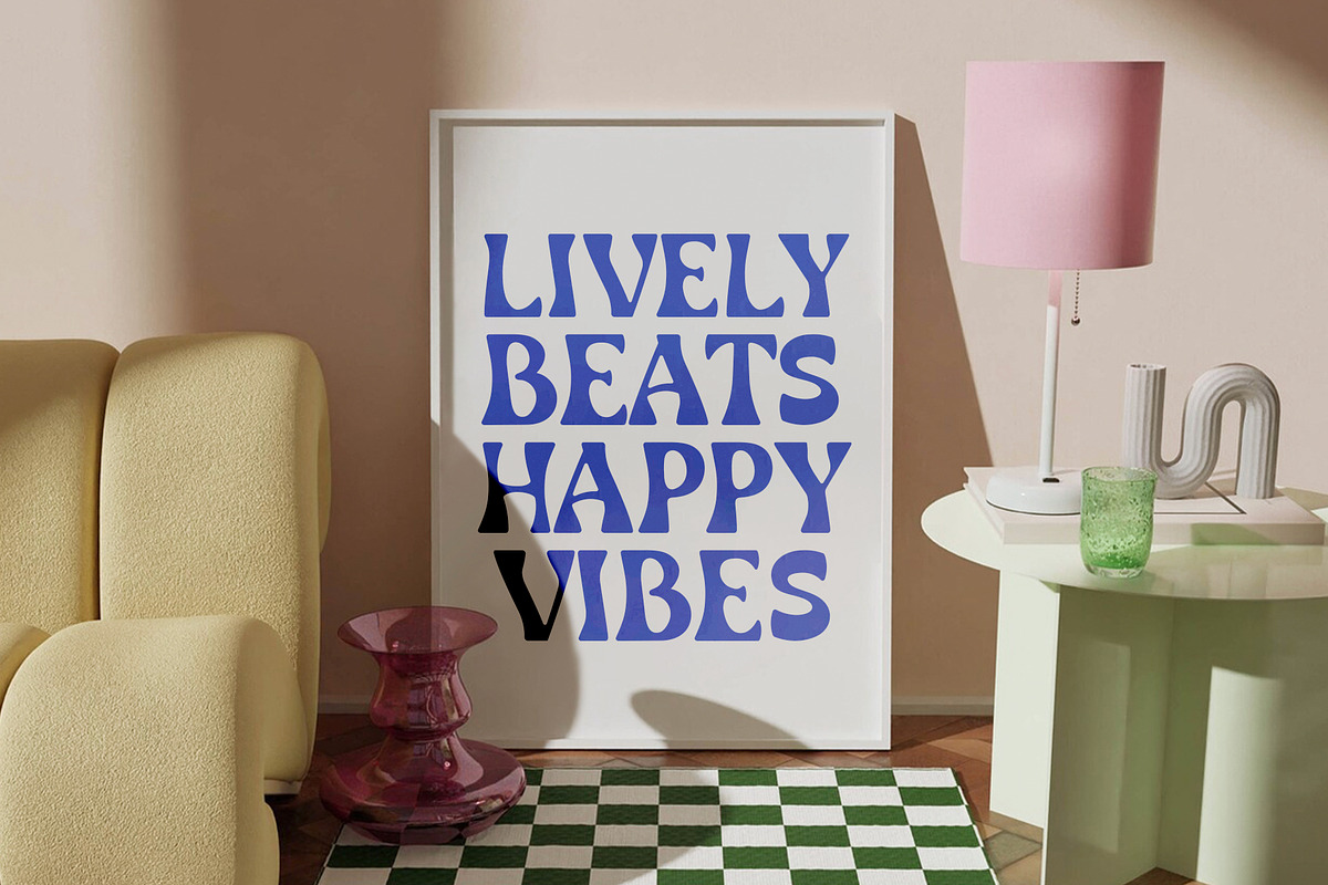 Funky Cosmic - Retro Groovy Font, a Serif Font by ariodsgn (Photo 9 of 10)
