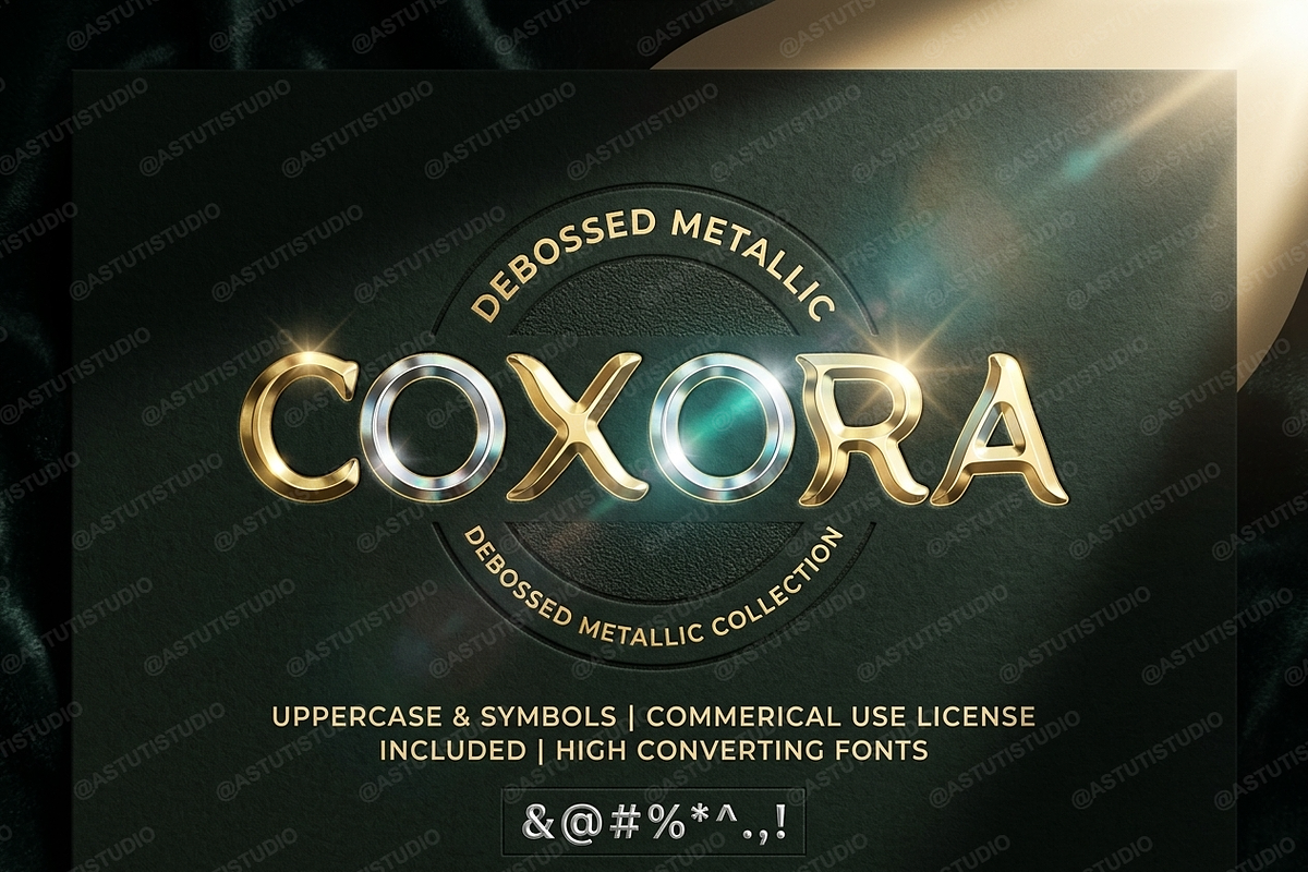 Coxora - Elegant Serif Typeface, a Serif Font by Astuti Studio (Photo 11 of 24)
