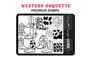 Procreate Stamps Western Coquette, a Brushes & More by Brush Lab (Thumbnail 6 of 7)