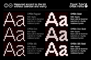 OffBit Font Collections