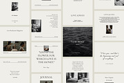 CANVA PS Instagram Templates Posts, a Social Media Template by Love Radiation Studio (Thumbnail 2 of 16)