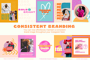 Bold Instagram Post Templates, a Social Media Template by Hell Yeah Designs (Thumbnail 3 of 9)