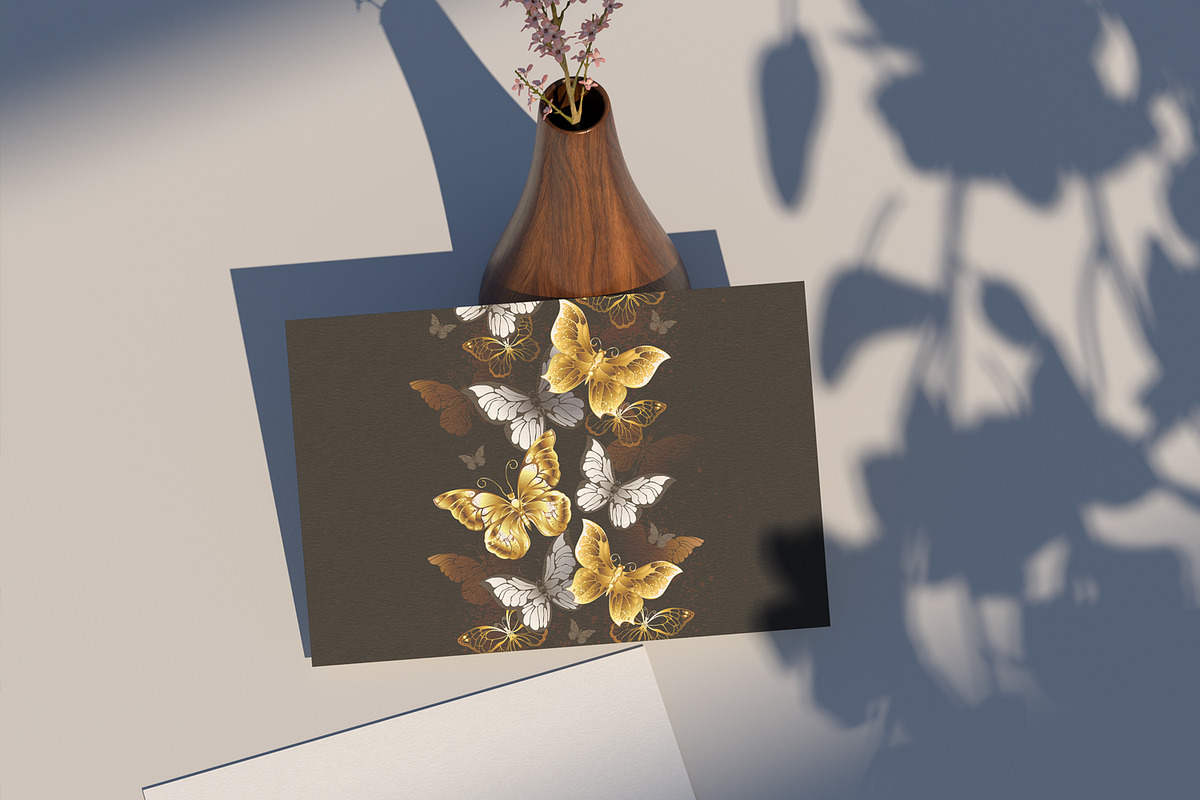 Vertical composition of golden butte, a Decorative Illustration by blackmoon9 (Photo 3 of 3)